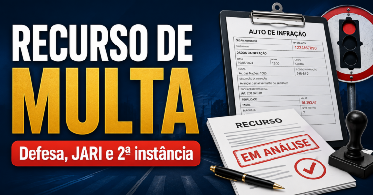 Etapas para recorrer de uma multa de trânsito
